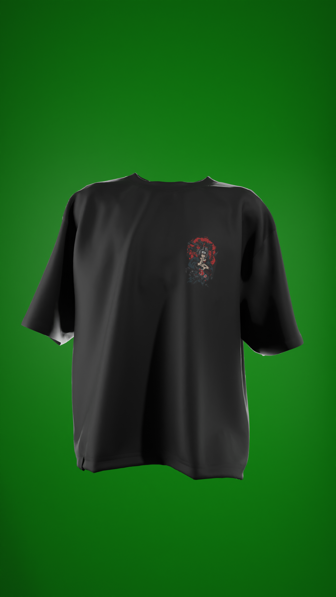 Oversized Tees - Naruto Beast mode