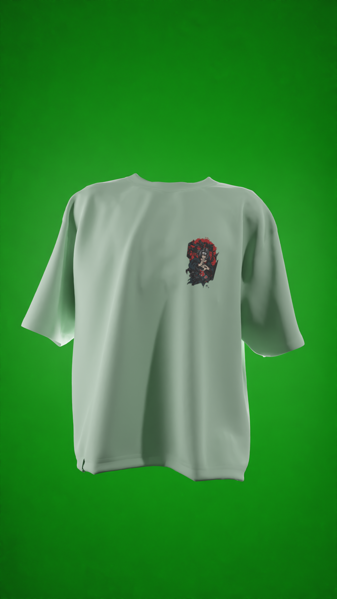 Oversized Tees - Naruto Beast mode