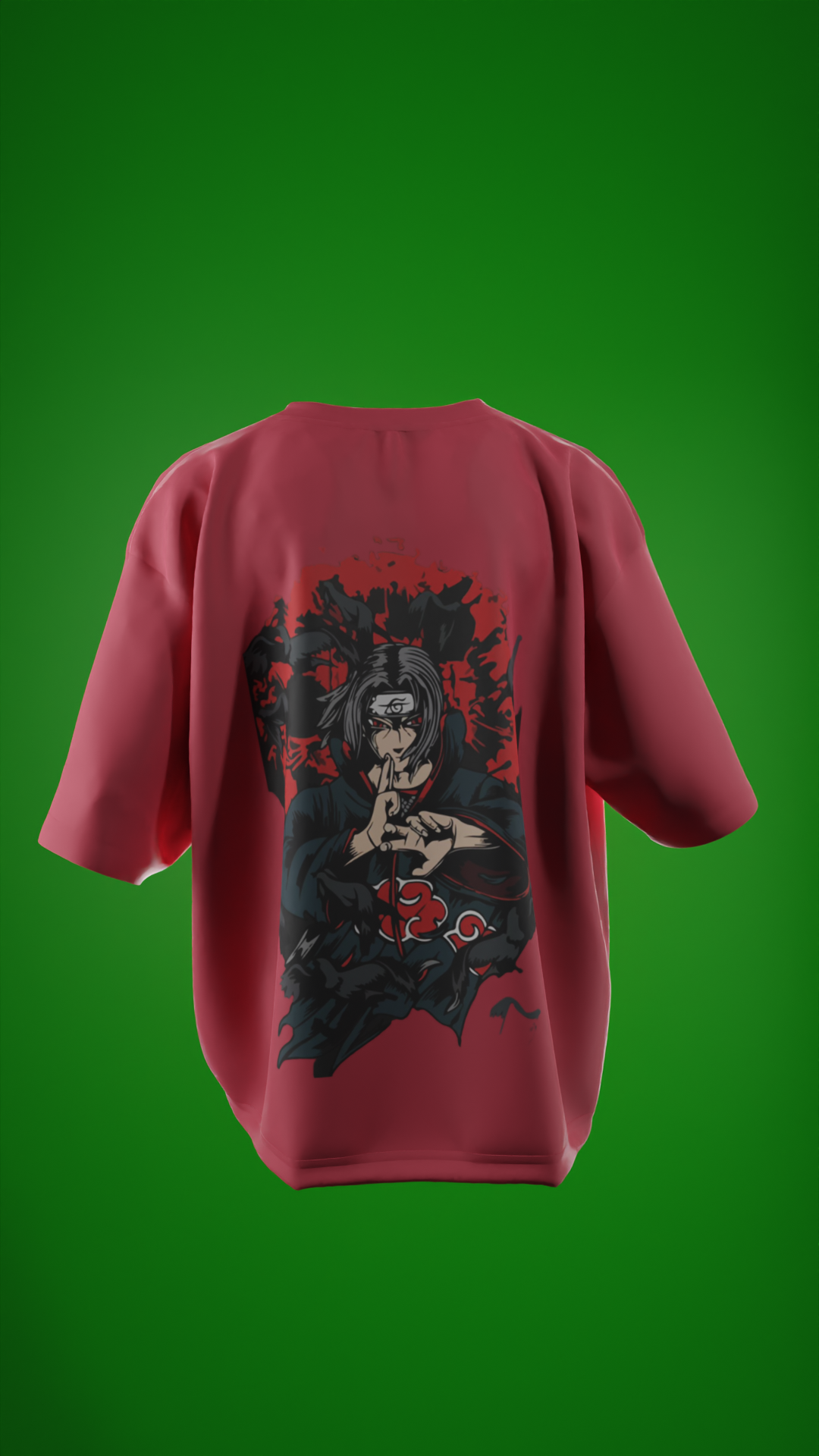 Oversized Tees - Naruto Beast mode