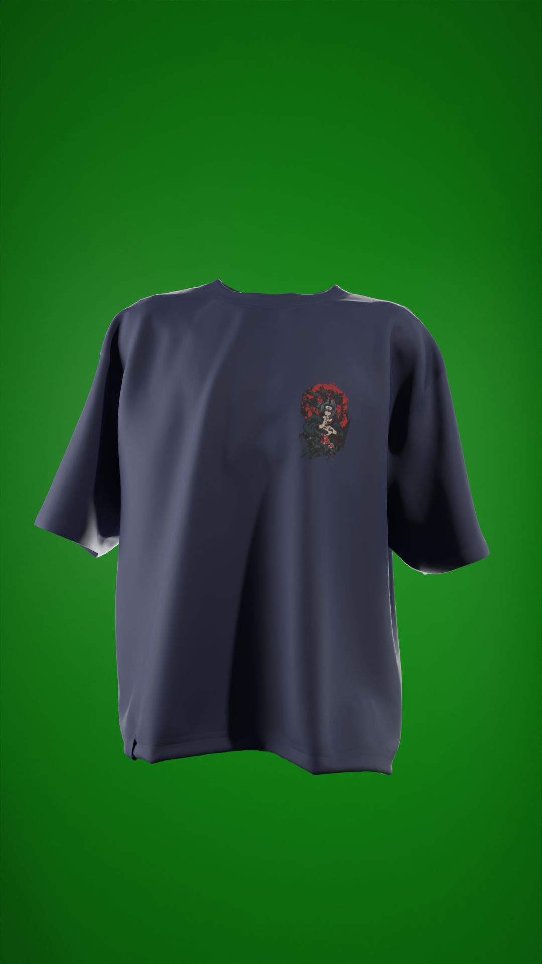Oversized Tees - Naruto Beast mode