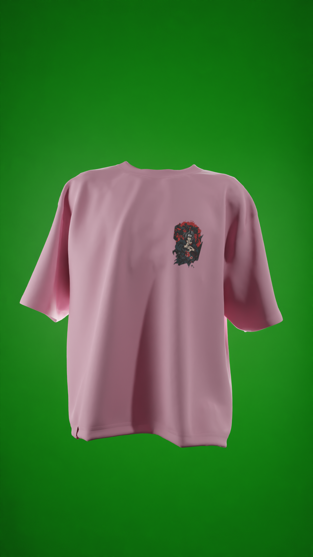 Oversized Tees - Naruto Beast mode