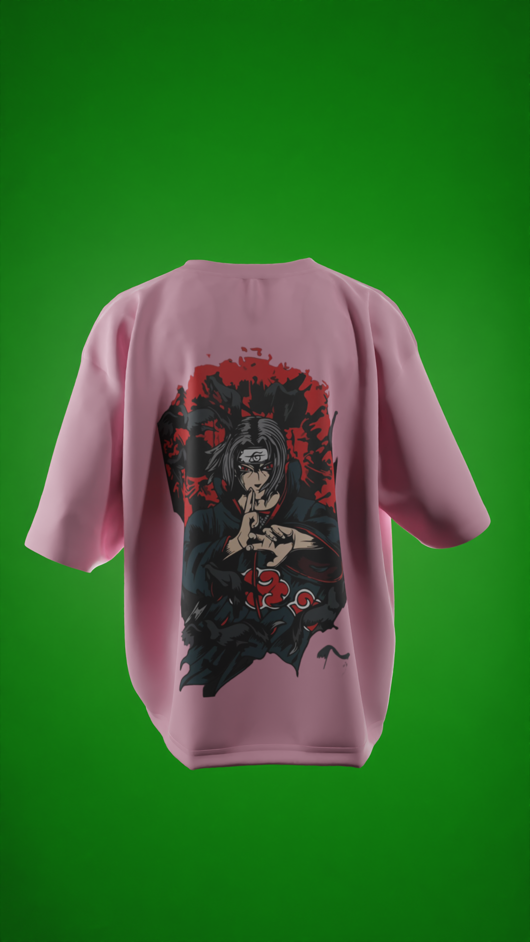 Oversized Tees - Naruto Beast mode