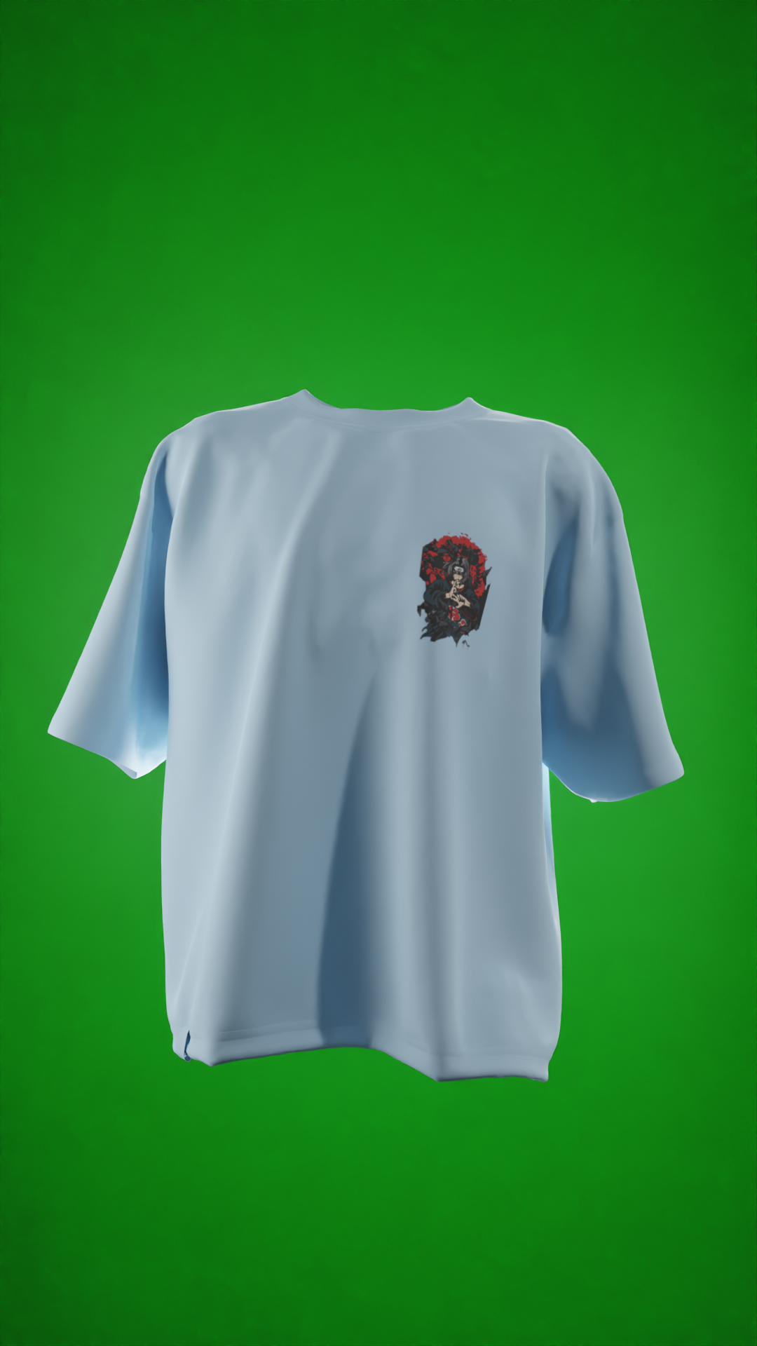 Oversized Tees - Naruto Beast mode