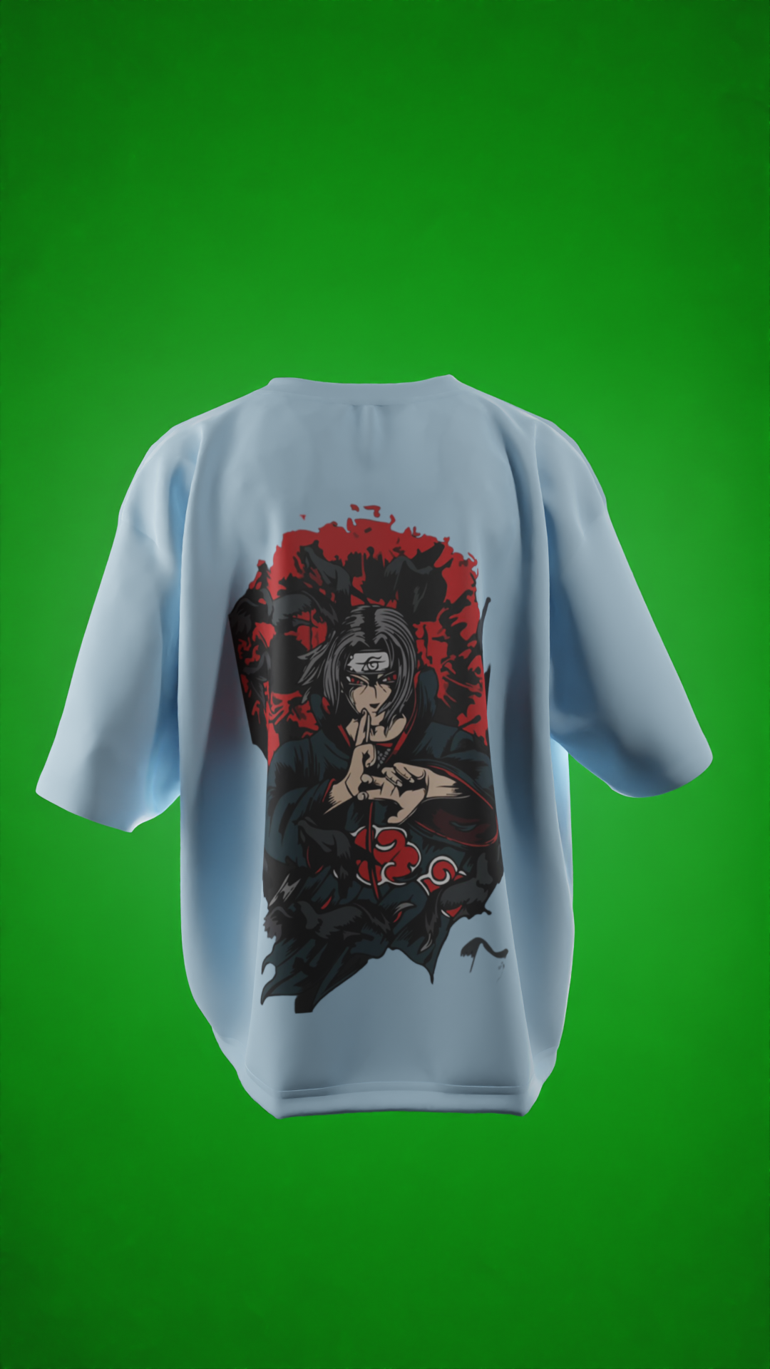 Oversized Tees - Naruto Beast mode