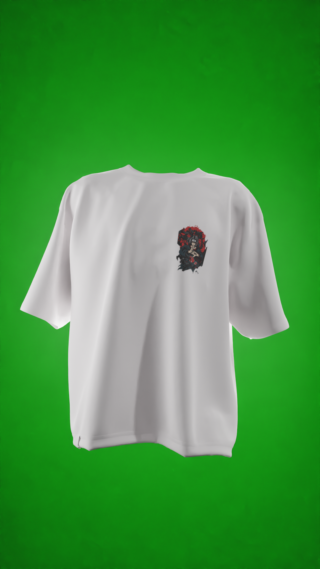 Oversized Tees - Naruto Beast mode
