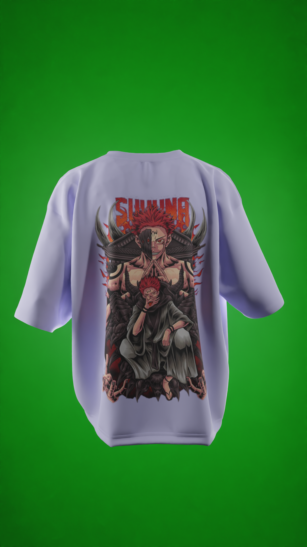 Oversized Tees - Sukuna ЁЯФе