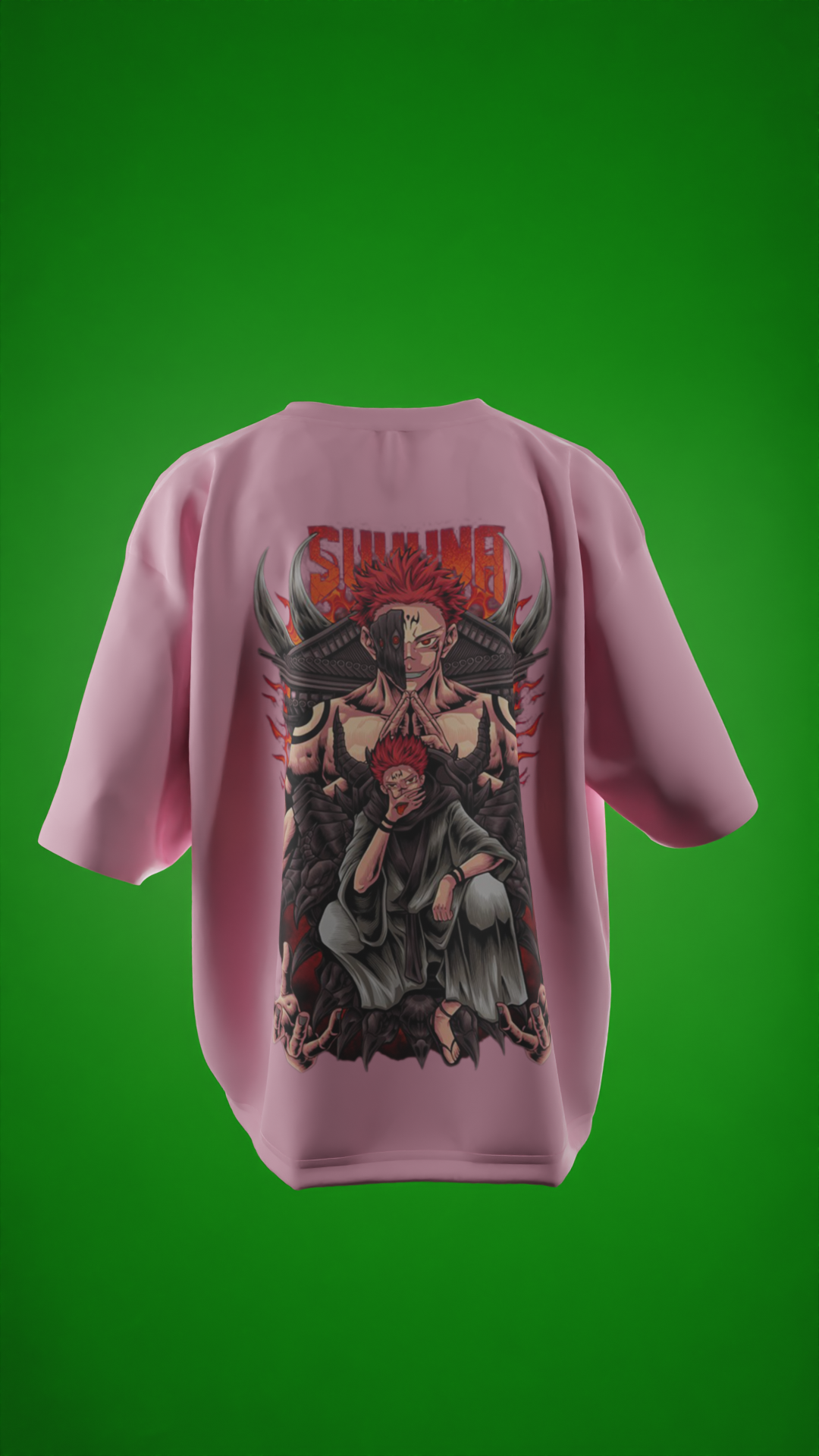 Oversized Tees - Sukuna ЁЯФе