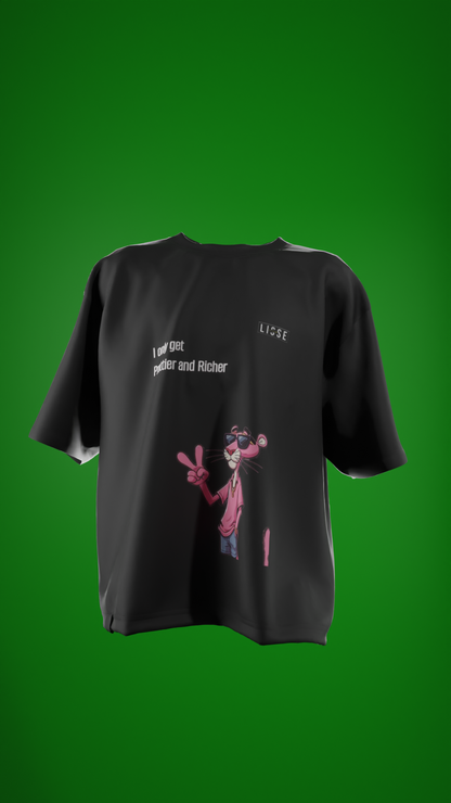 Oversized Tees - Pink Panther Swag 😎